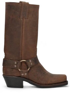 Frye Brown Leather Harness Boot